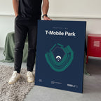 Seattle Baseball Stadium Bold