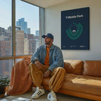 Seattle Baseball Stadium Bold