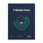 Seattle Baseball Stadium Bold