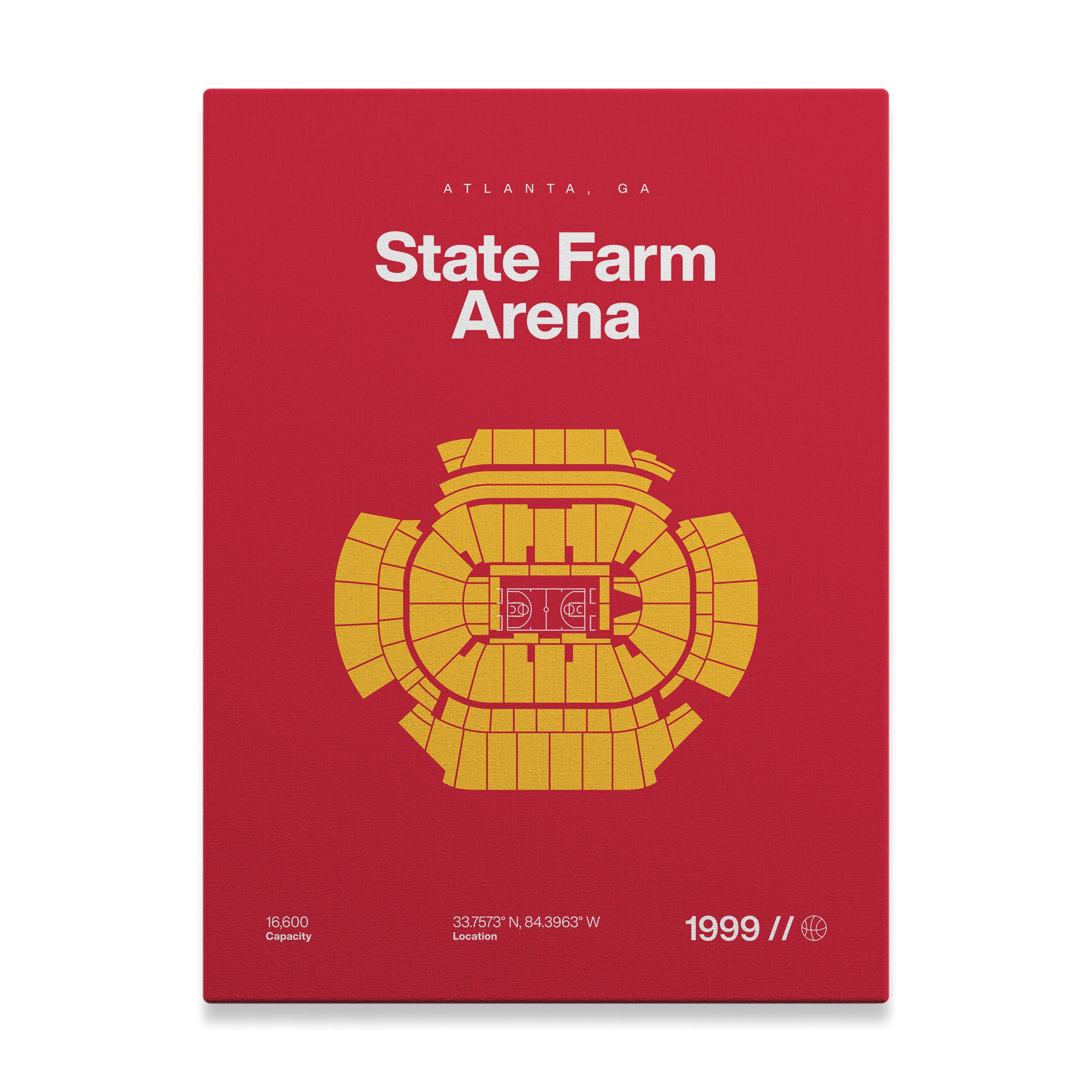 Atlanta Basketball Arena Bold