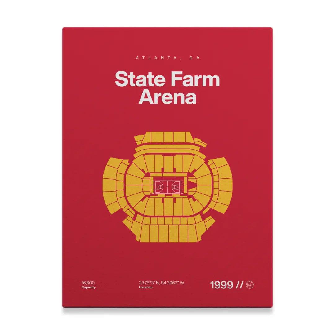 Atlanta Basketball Arena Bold