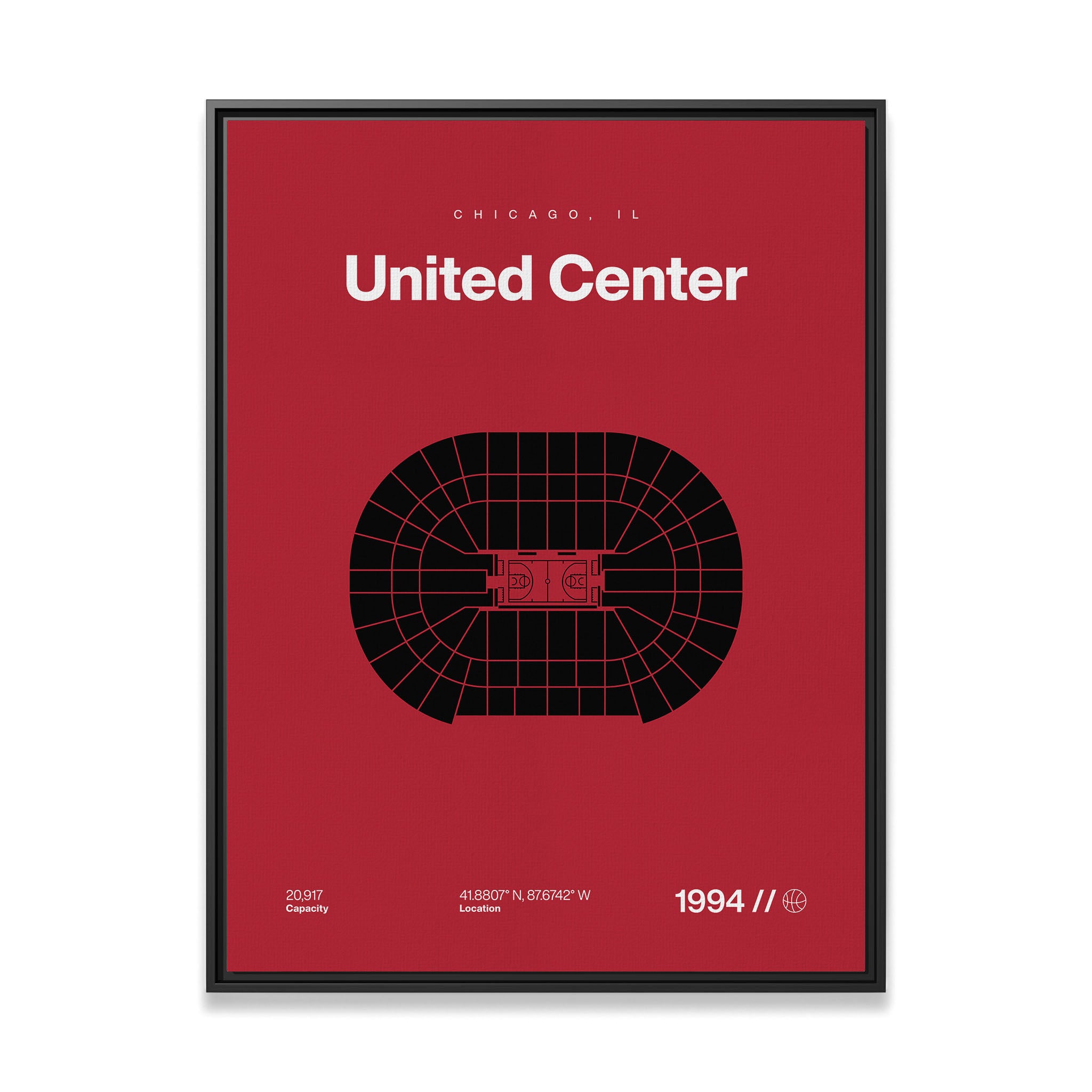 Chicago Basketball Arena Bold