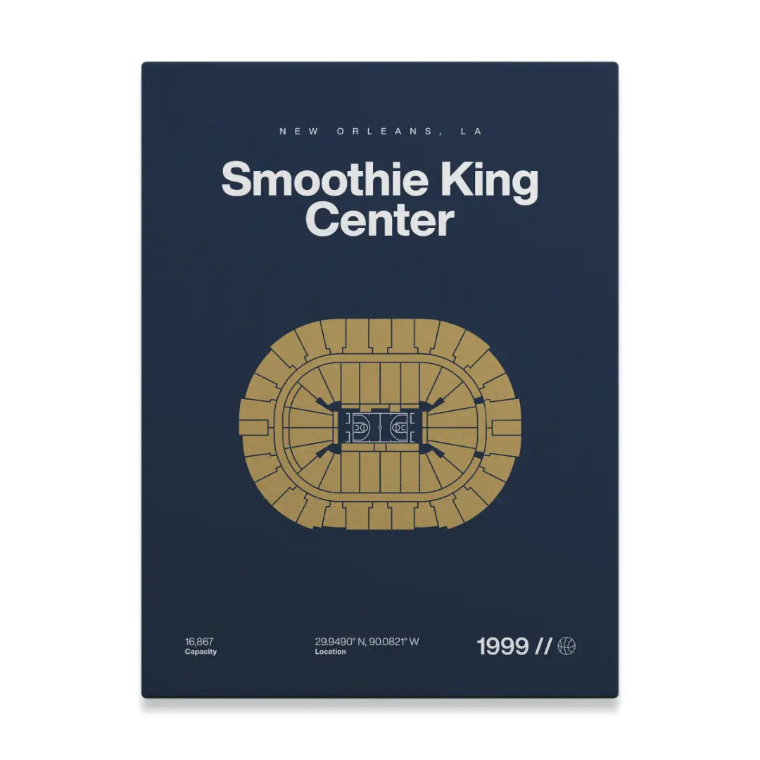 New Orleans Basketball Arena Bold