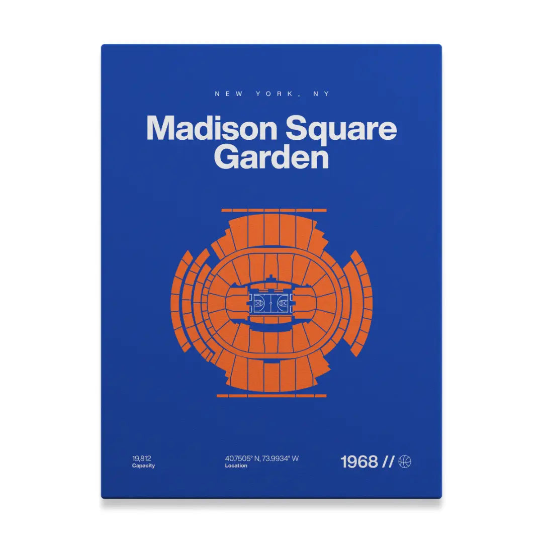 New York Basketball Arena Bold