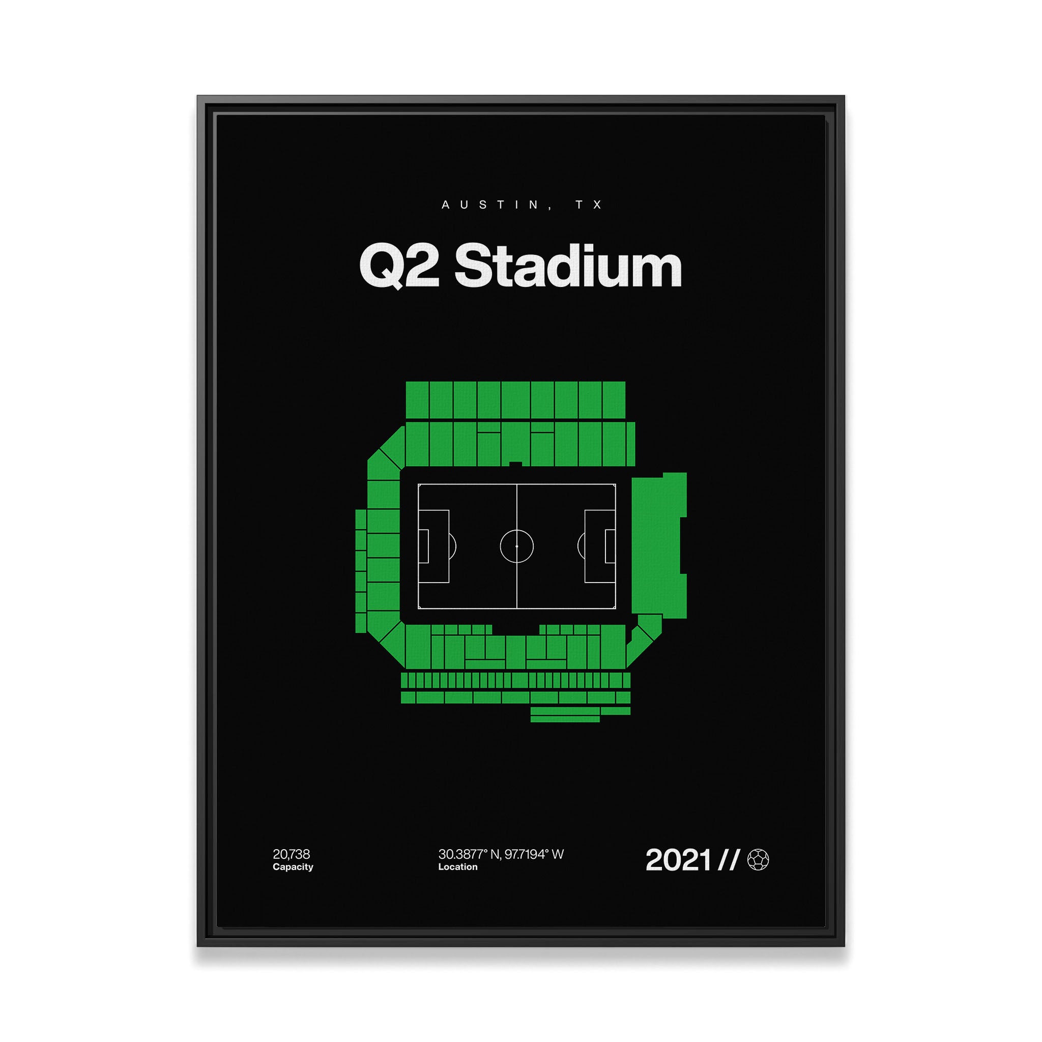 Austin Soccer Stadium Bold