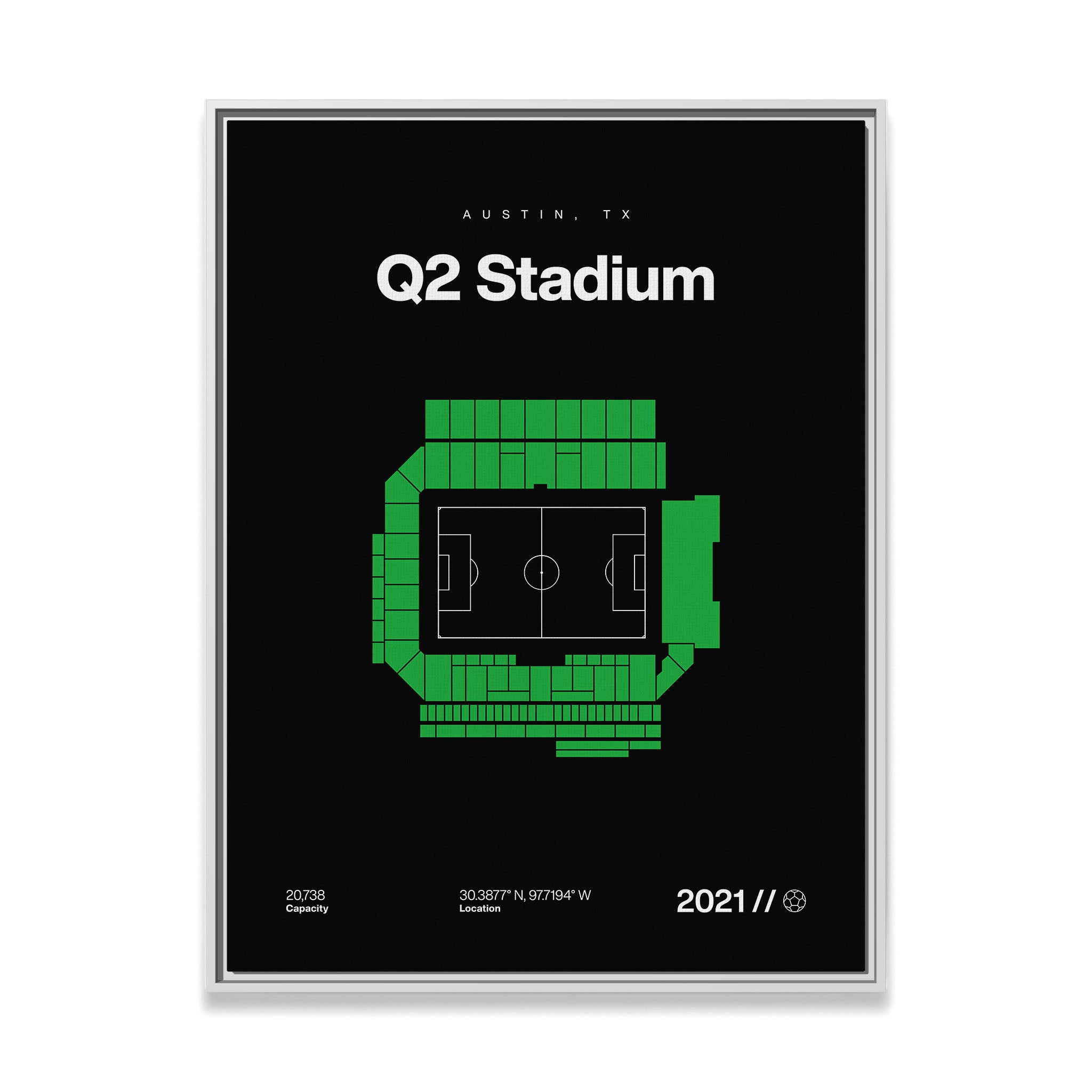 Austin Soccer Stadium Bold