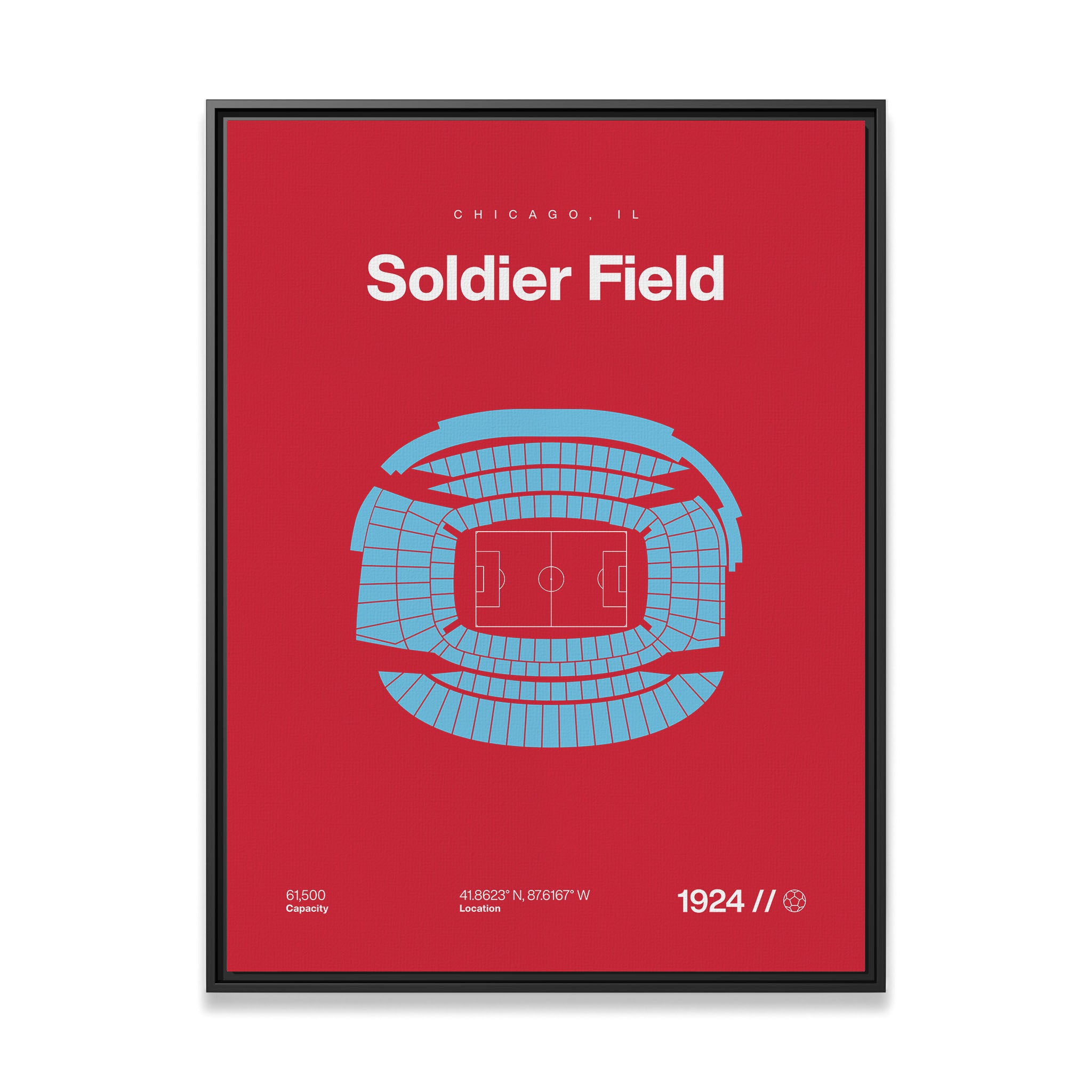 Chicago Soccer Stadium Bold