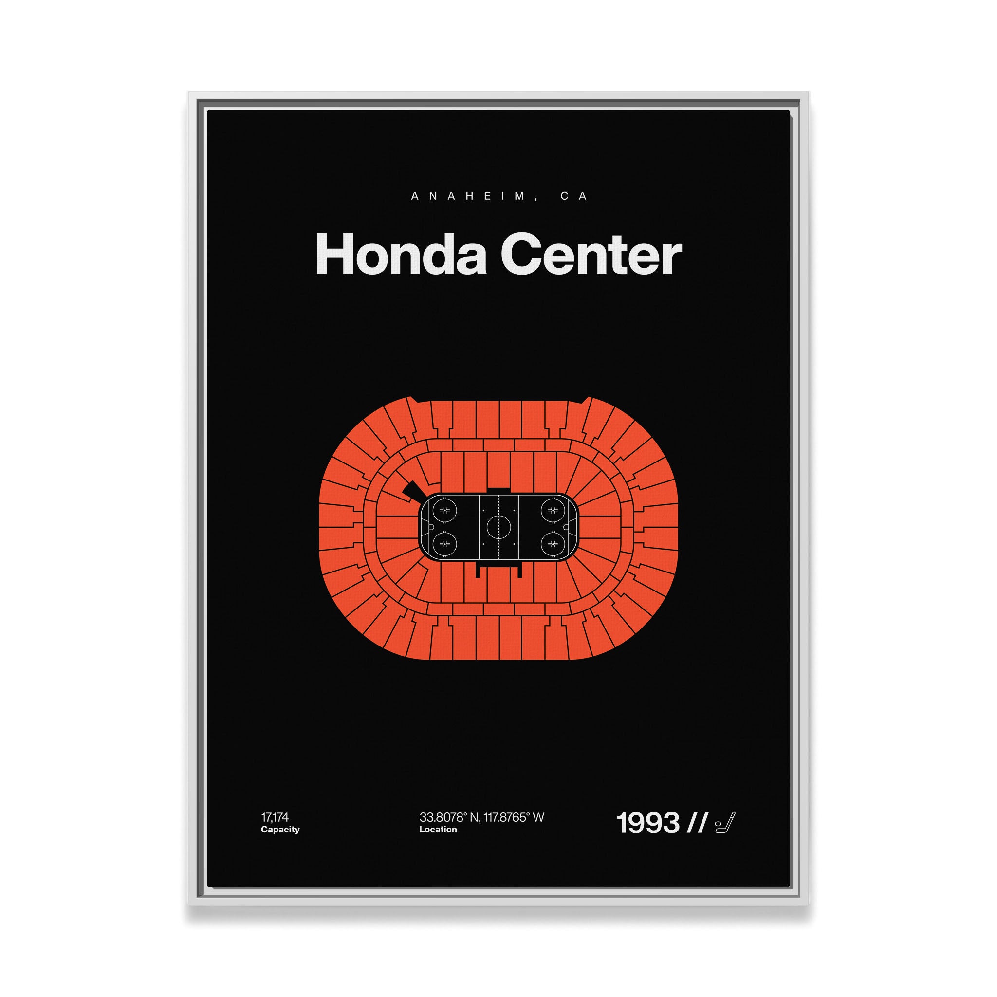 Anaheim Hockey Arena Bold