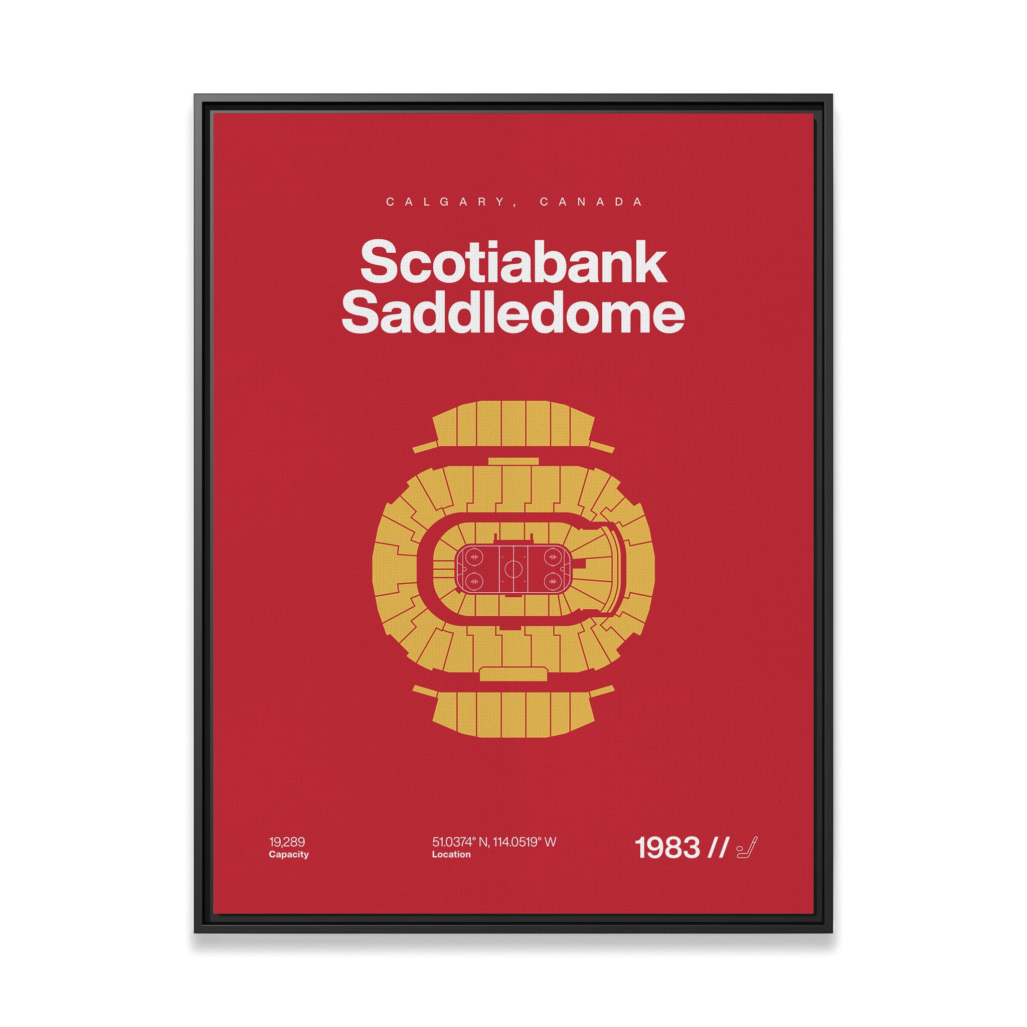 Calgary Hockey Arena Bold