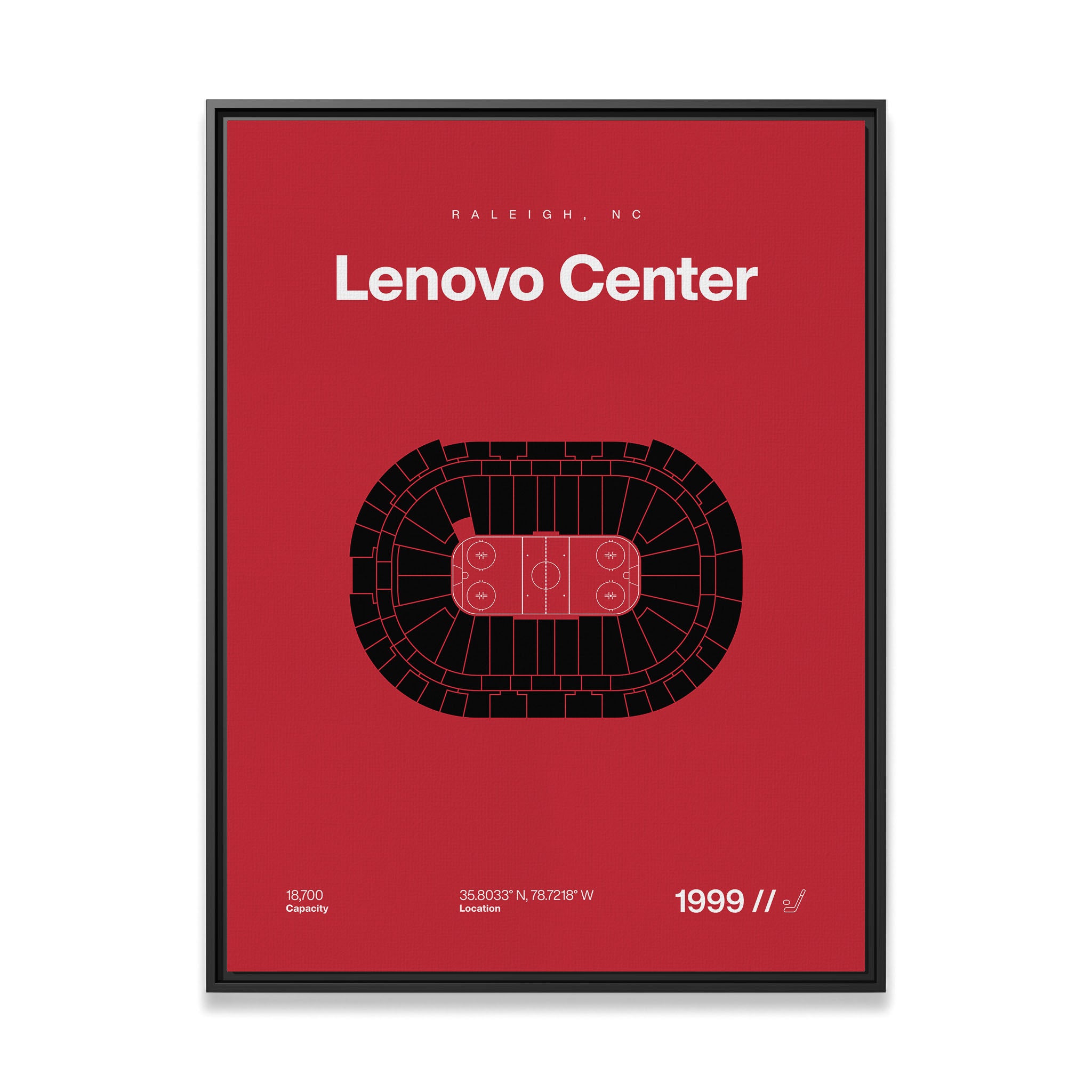 Carolina Hockey Arena Bold