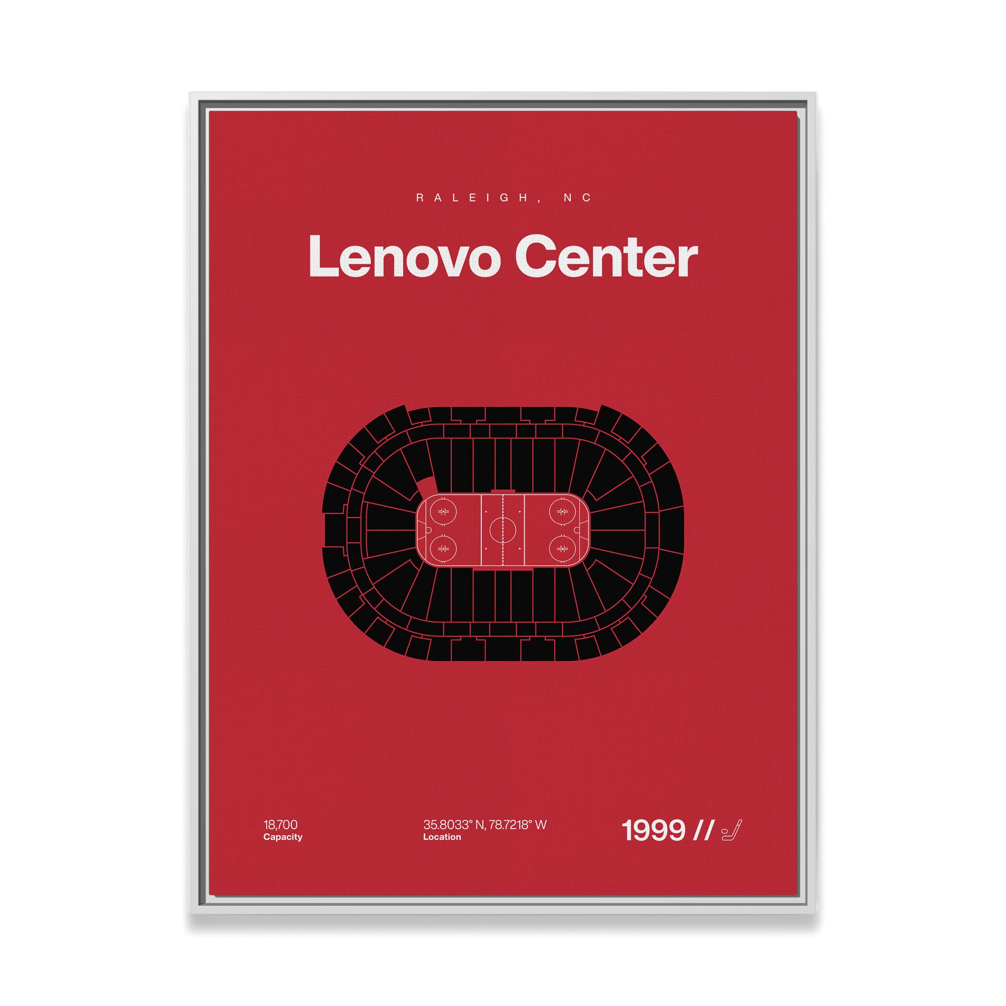 Carolina Hockey Arena Bold