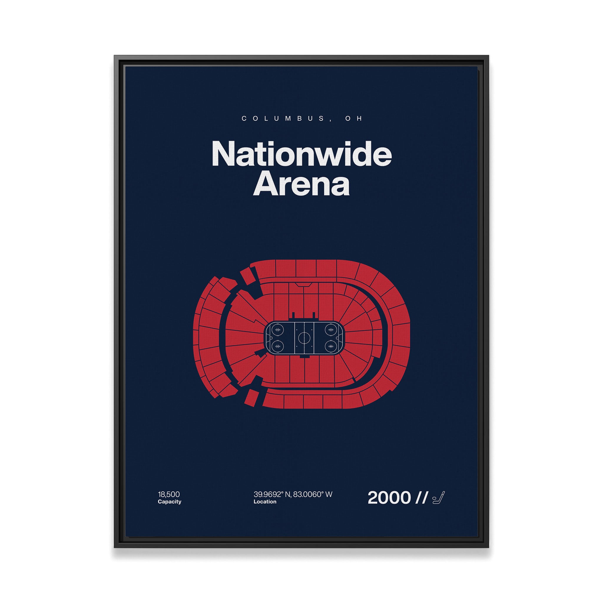 Columbus Hockey Arena Bold