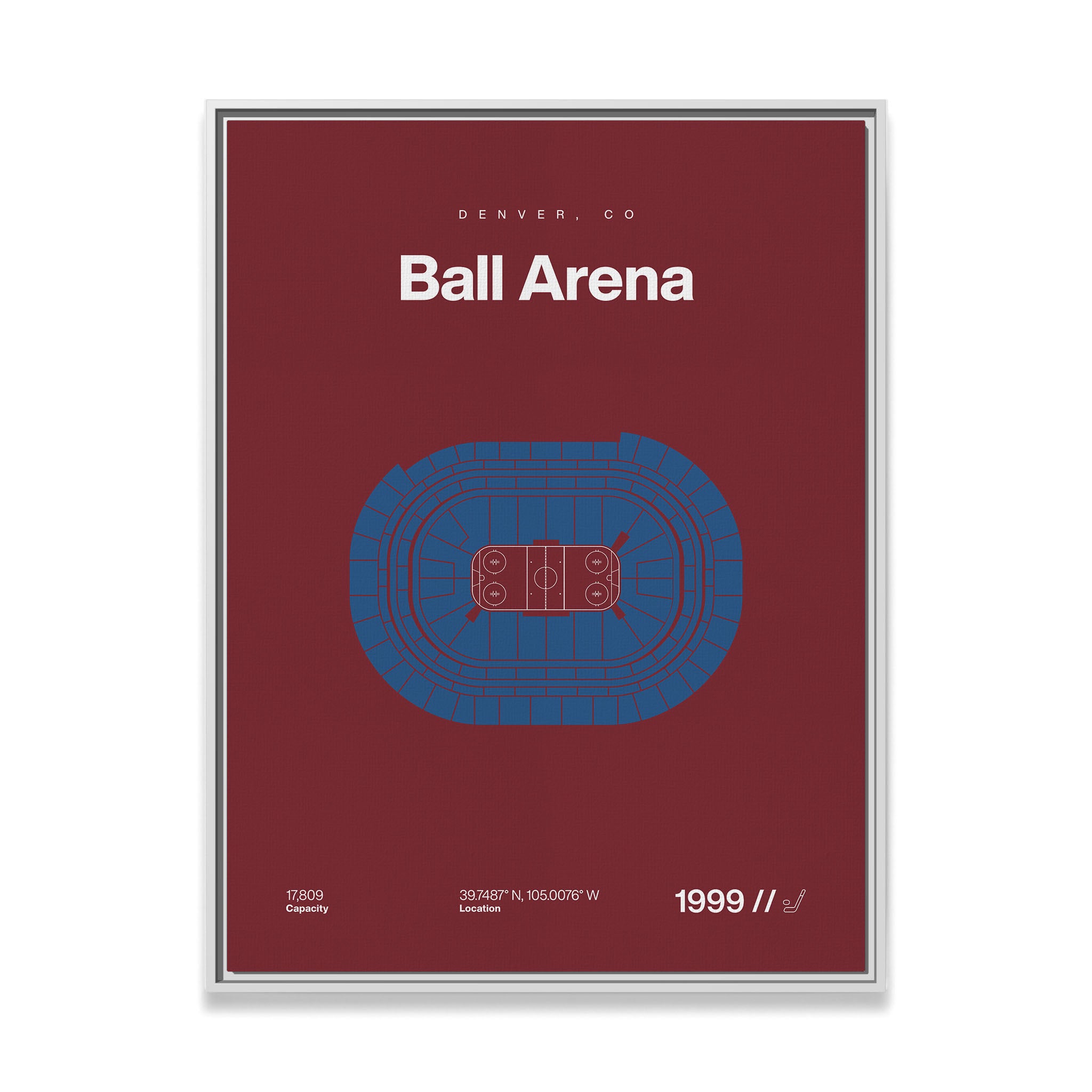 Colorado Hockey Arena Bold