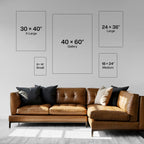 Canvas print size guide